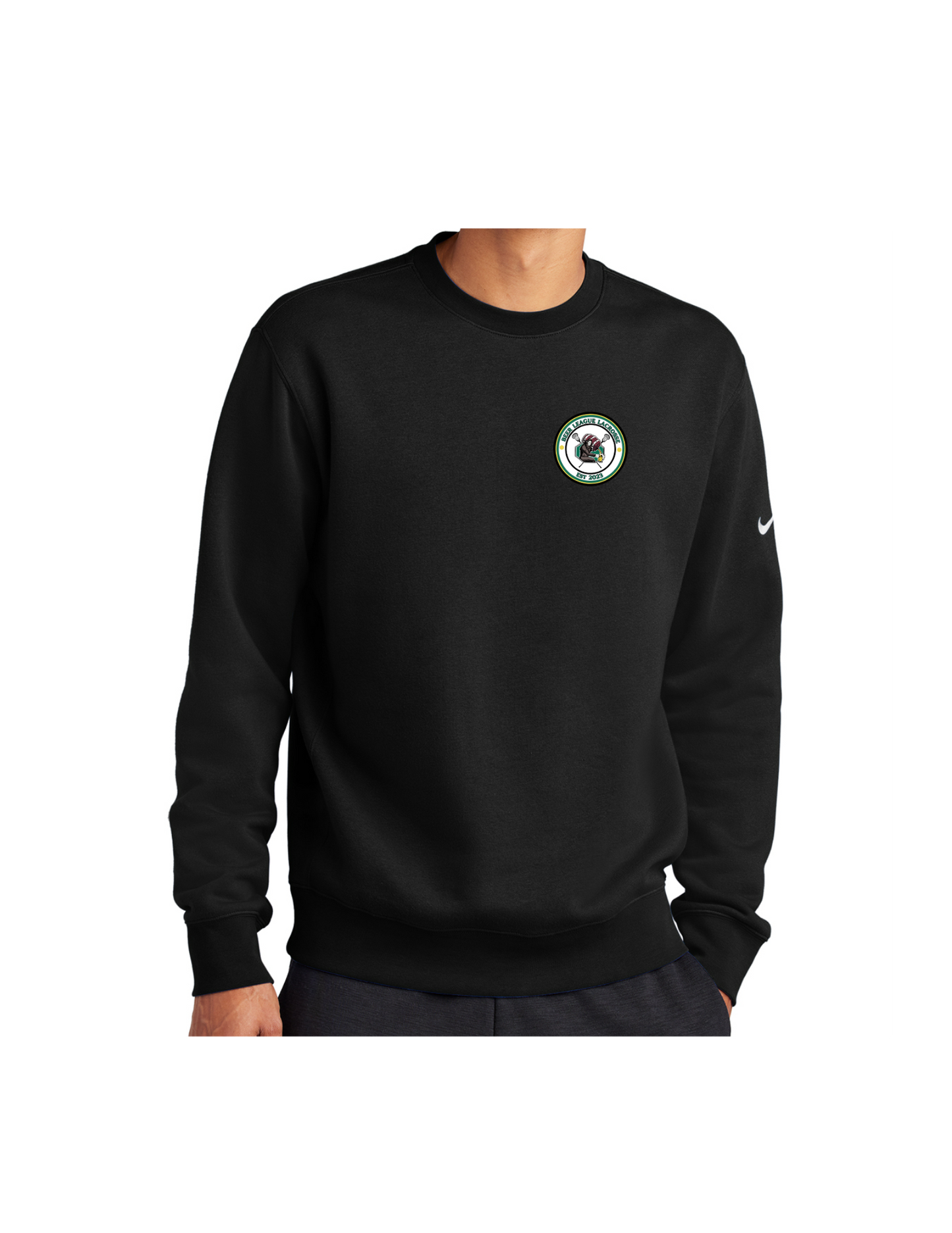 BeerLeague Lacrosse Nike Club Fleece Crew Neck