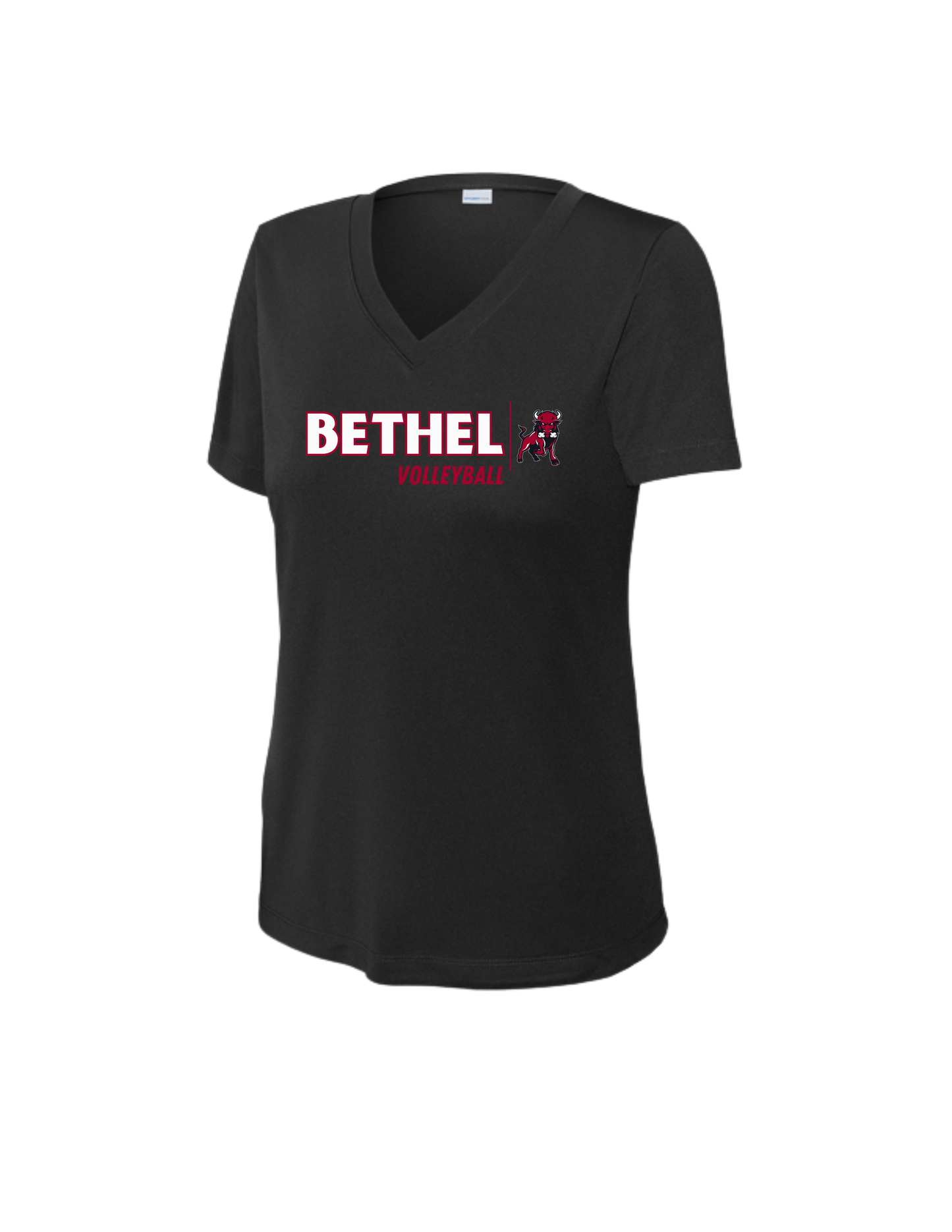 Bethel Volleyball ST Women's Competitor V-Neck Tee