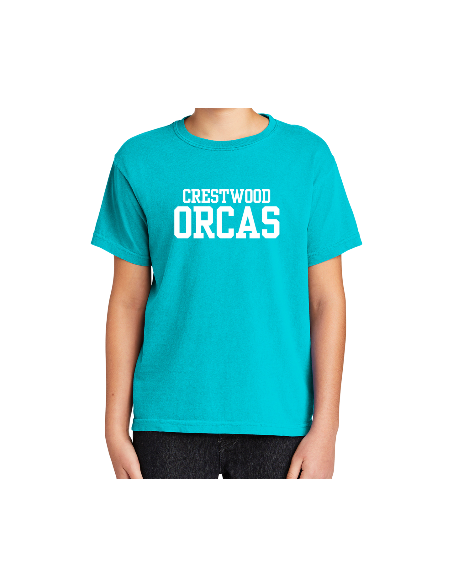 Crestwood Elementary Comfort Colors Youth Spun Tee