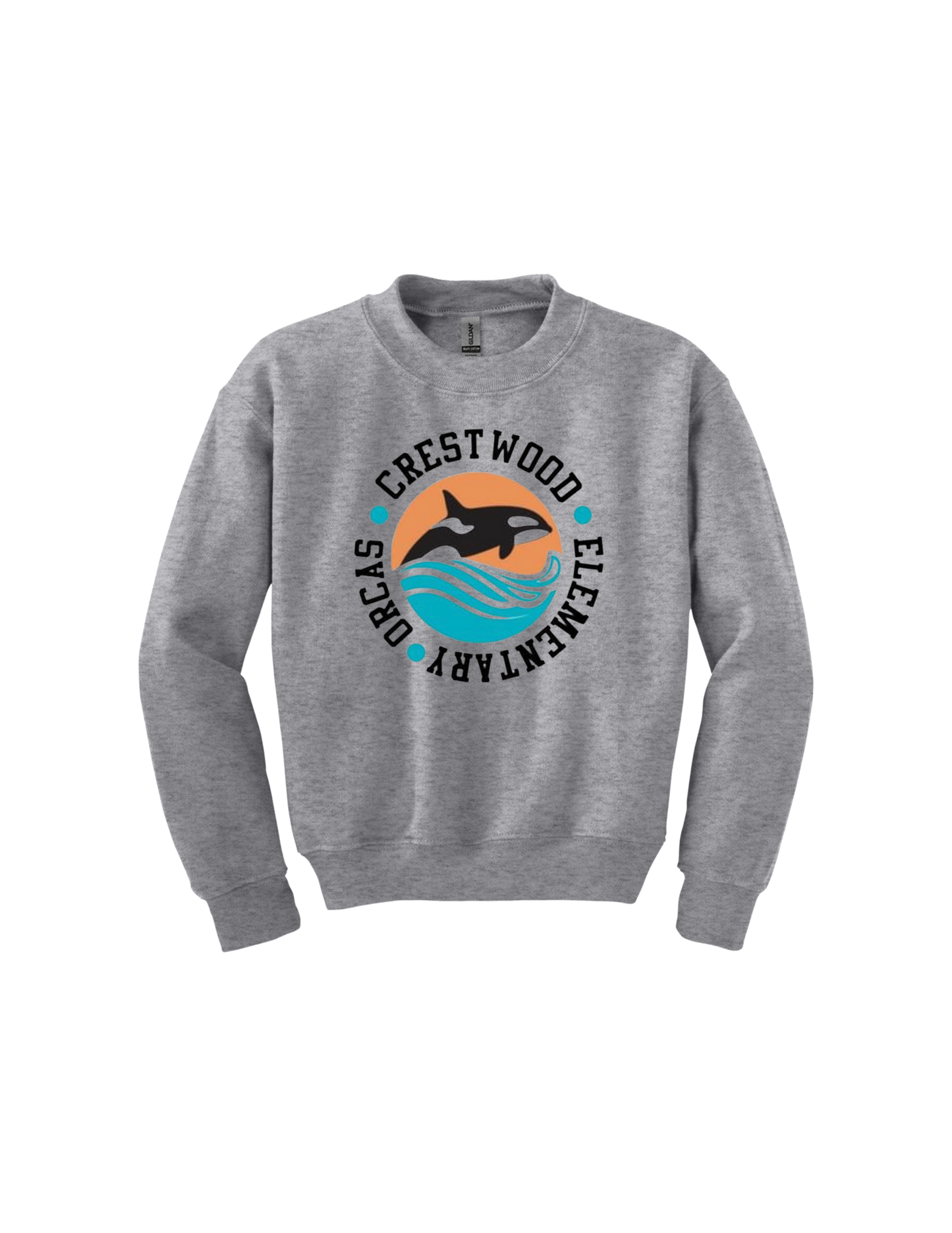 Crestwood Elementary Gildan Youth Crewneck Sweatshirt