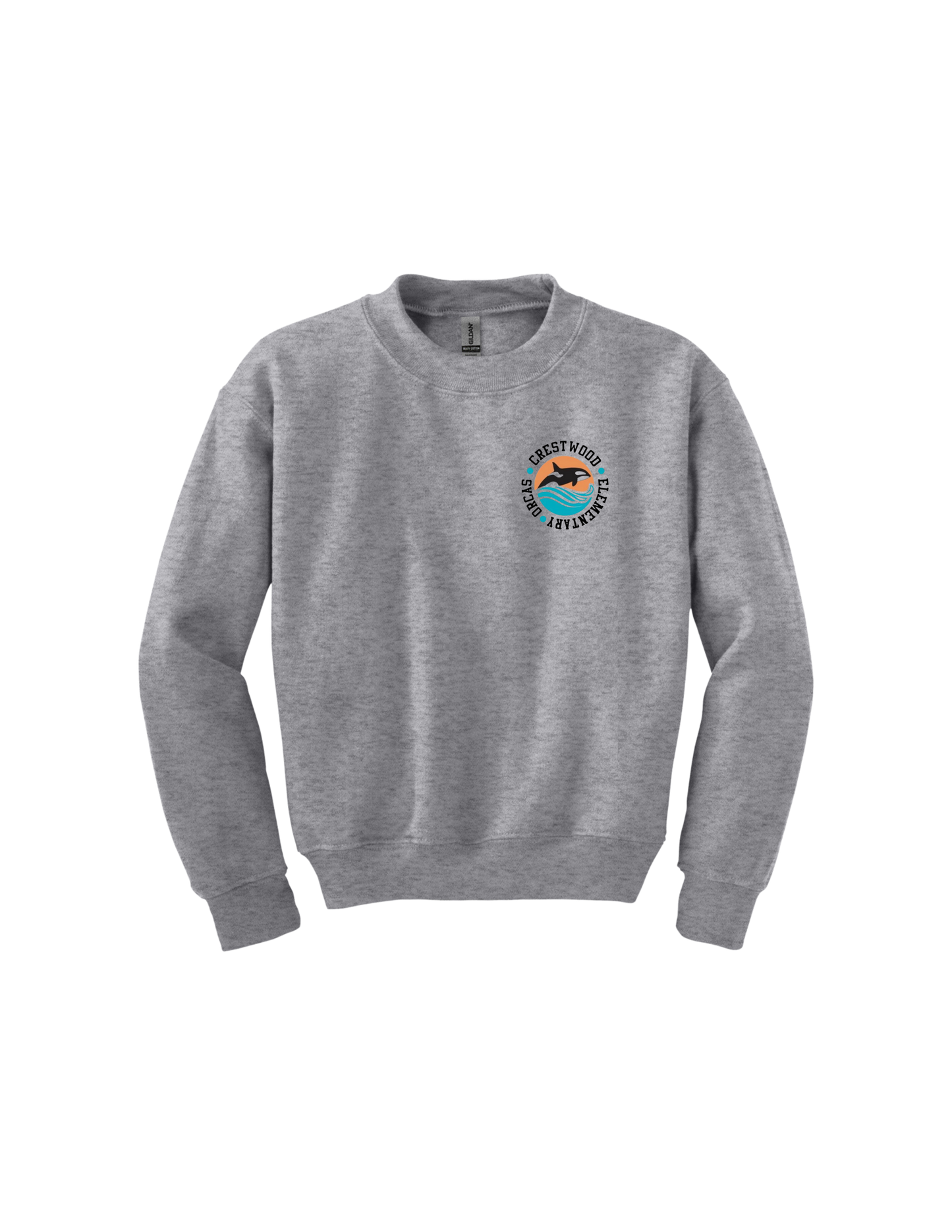 Crestwood Elementary Gildan Youth Crewneck Sweatshirt