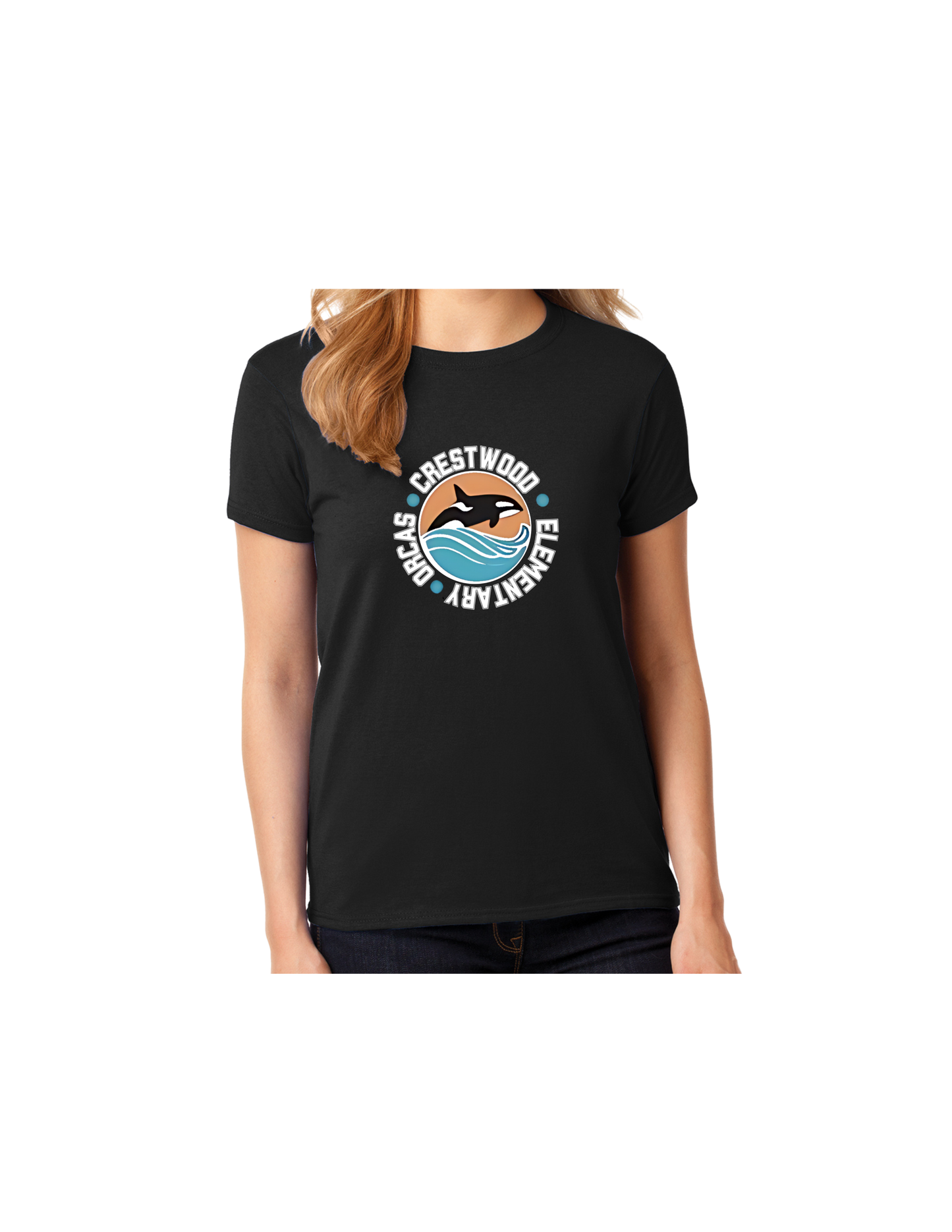 Crestwood Elementary Gildan Women's 100% Cotton T-Shirt