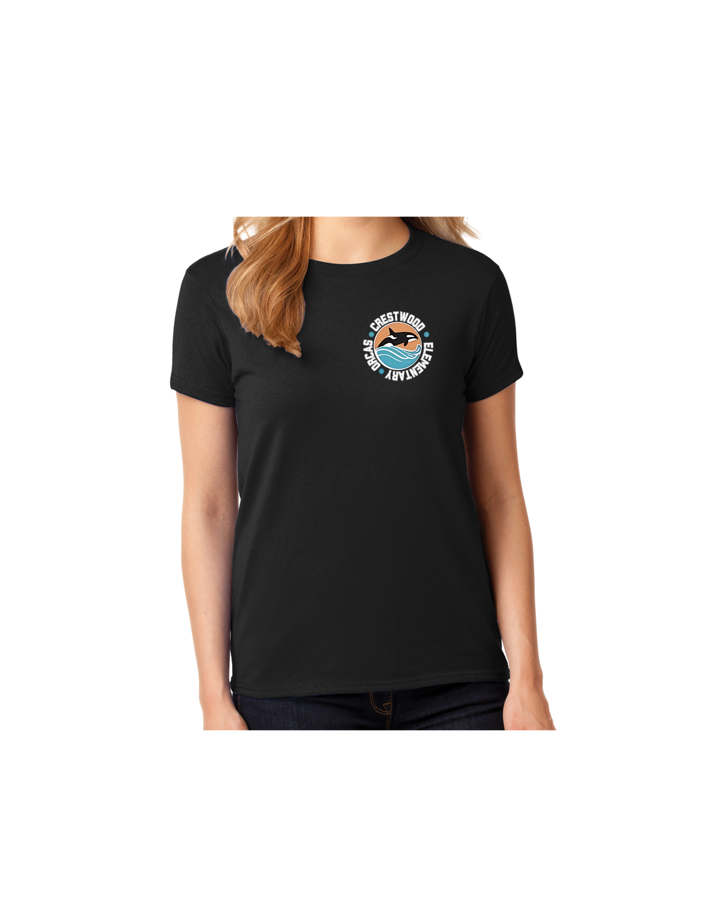 Crestwood Elementary Gildan Women's 100% Cotton T-Shirt