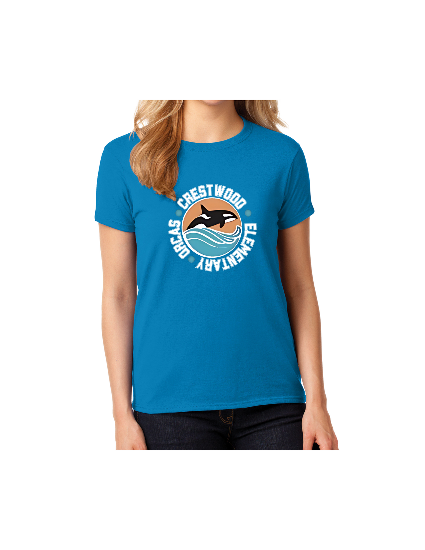 Crestwood Elementary Gildan Women's 100% Cotton T-Shirt