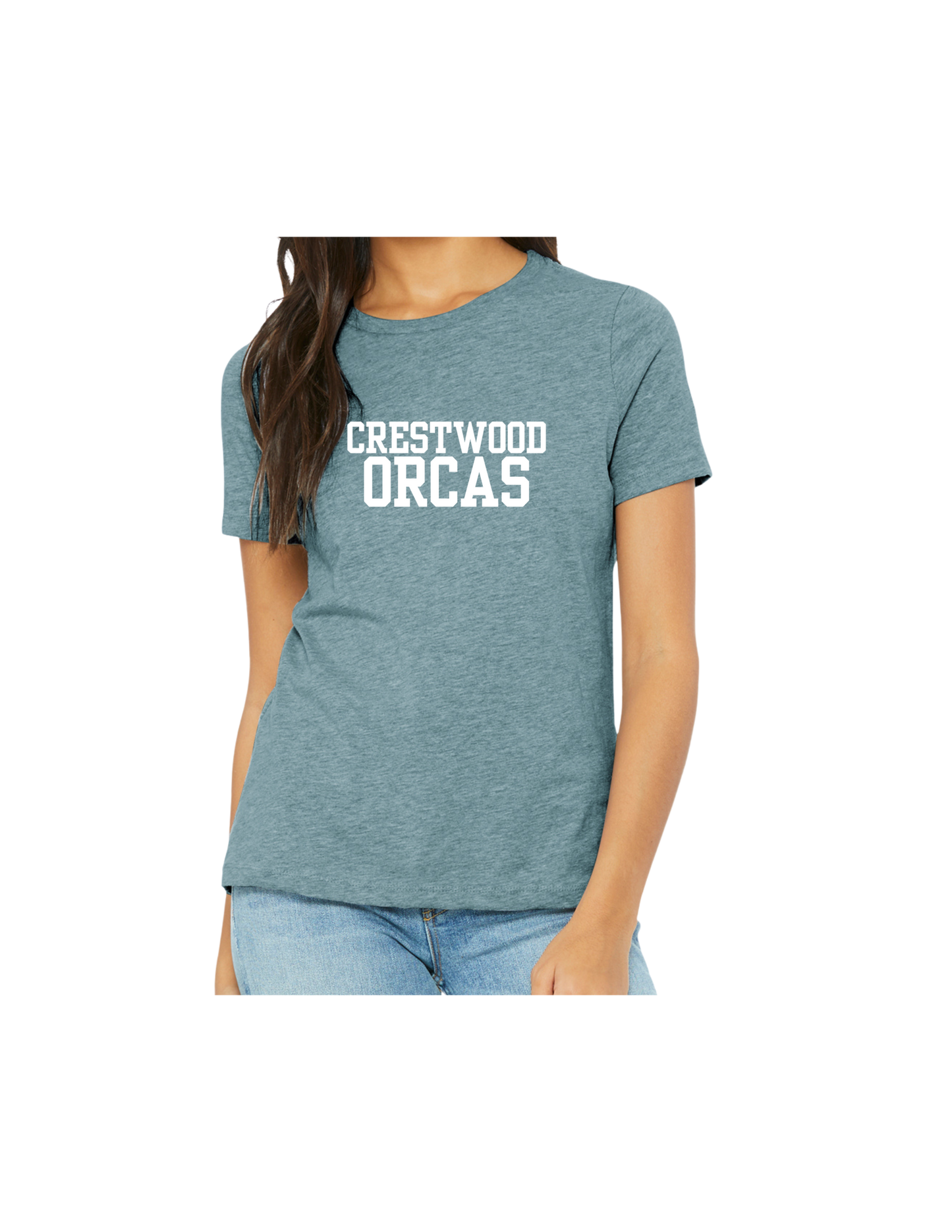 Crestwood Elementary Bella + Canvas Women's Relaxed CVC Tee