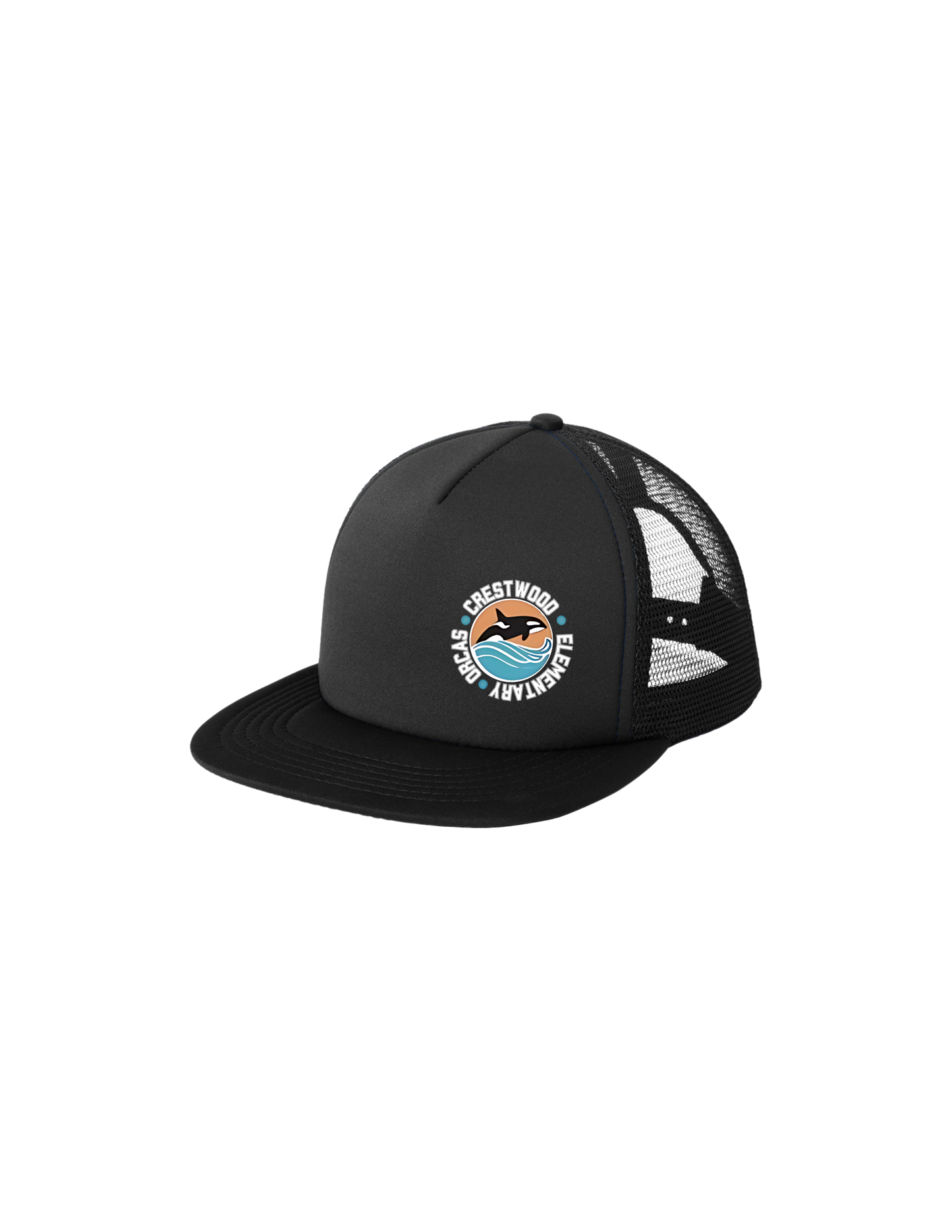 Crestwood Elementary District Flat Bill Snapback Cap