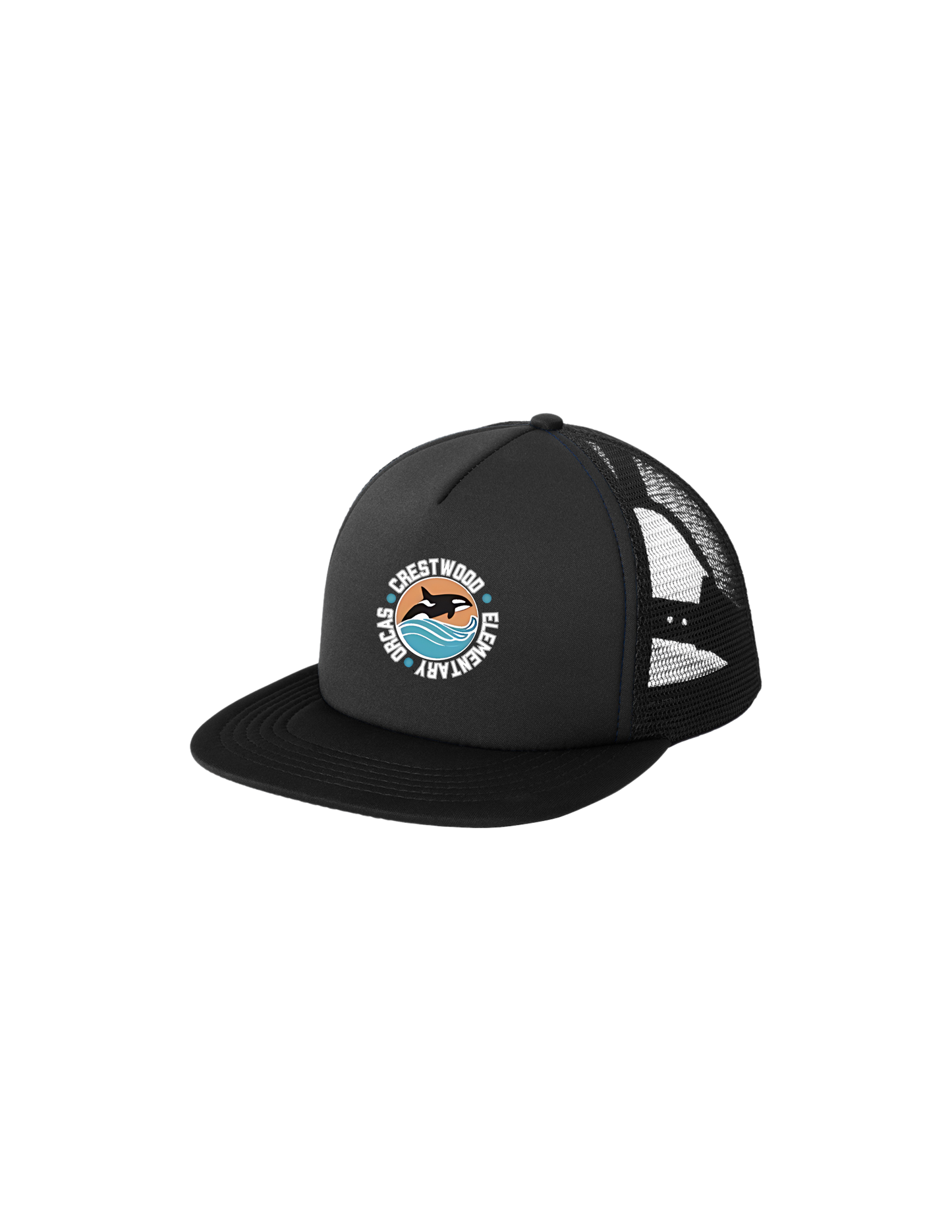 Crestwood Elementary District Flat Bill Snapback Cap