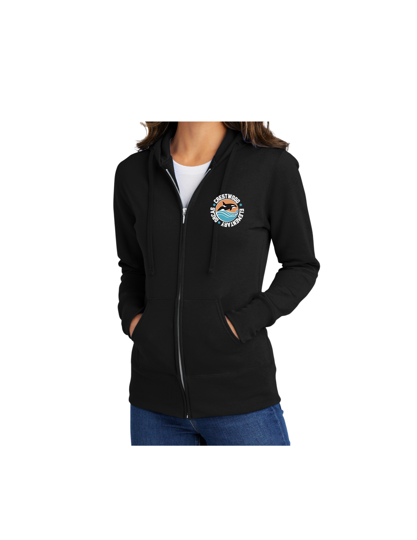 Crestwood Elementary Women's Core Fleece Full Zip