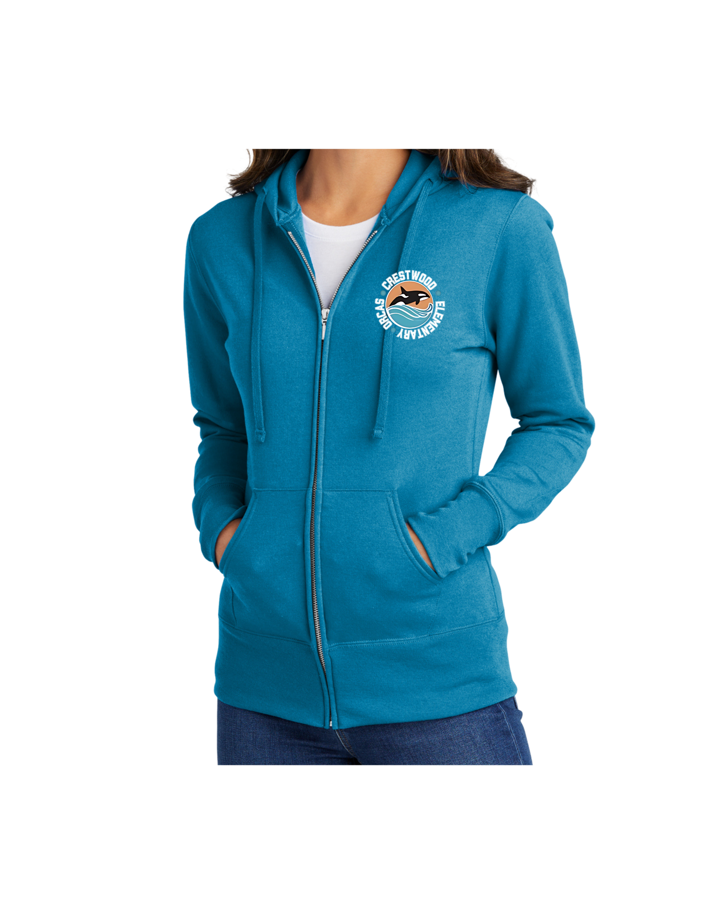 Crestwood Elementary Women's Core Fleece Full Zip
