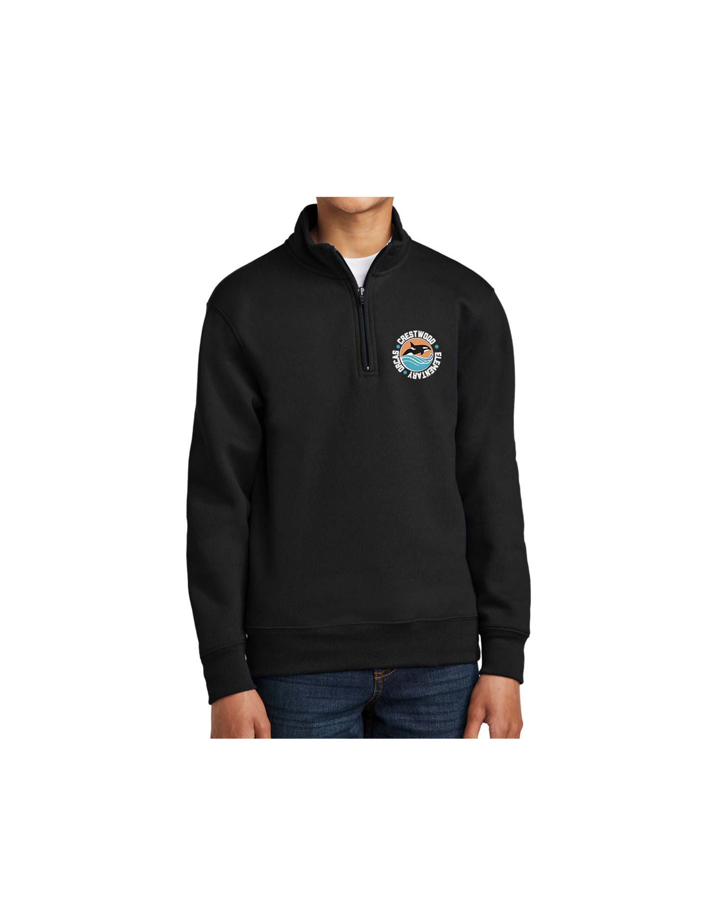 Crestwood Elementary Youth Core Fleece 1/4 Zip