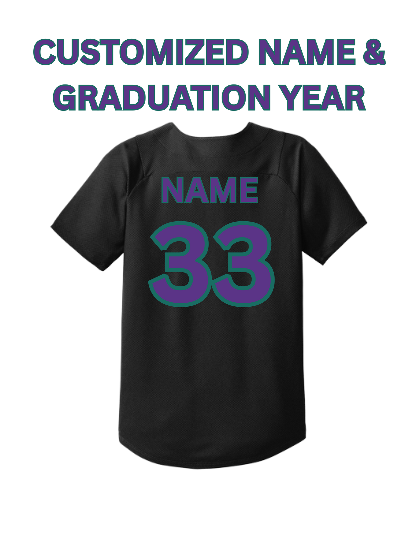 Liberty Ridge Elementary New Era Youth Diamond Full Button Jersey