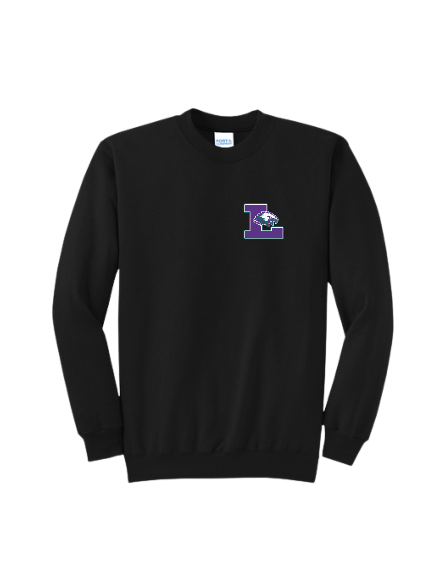 Liberty Ridge Elementary P&C Core Fleece Crewneck Sweatshirt - Eagle Left Chest