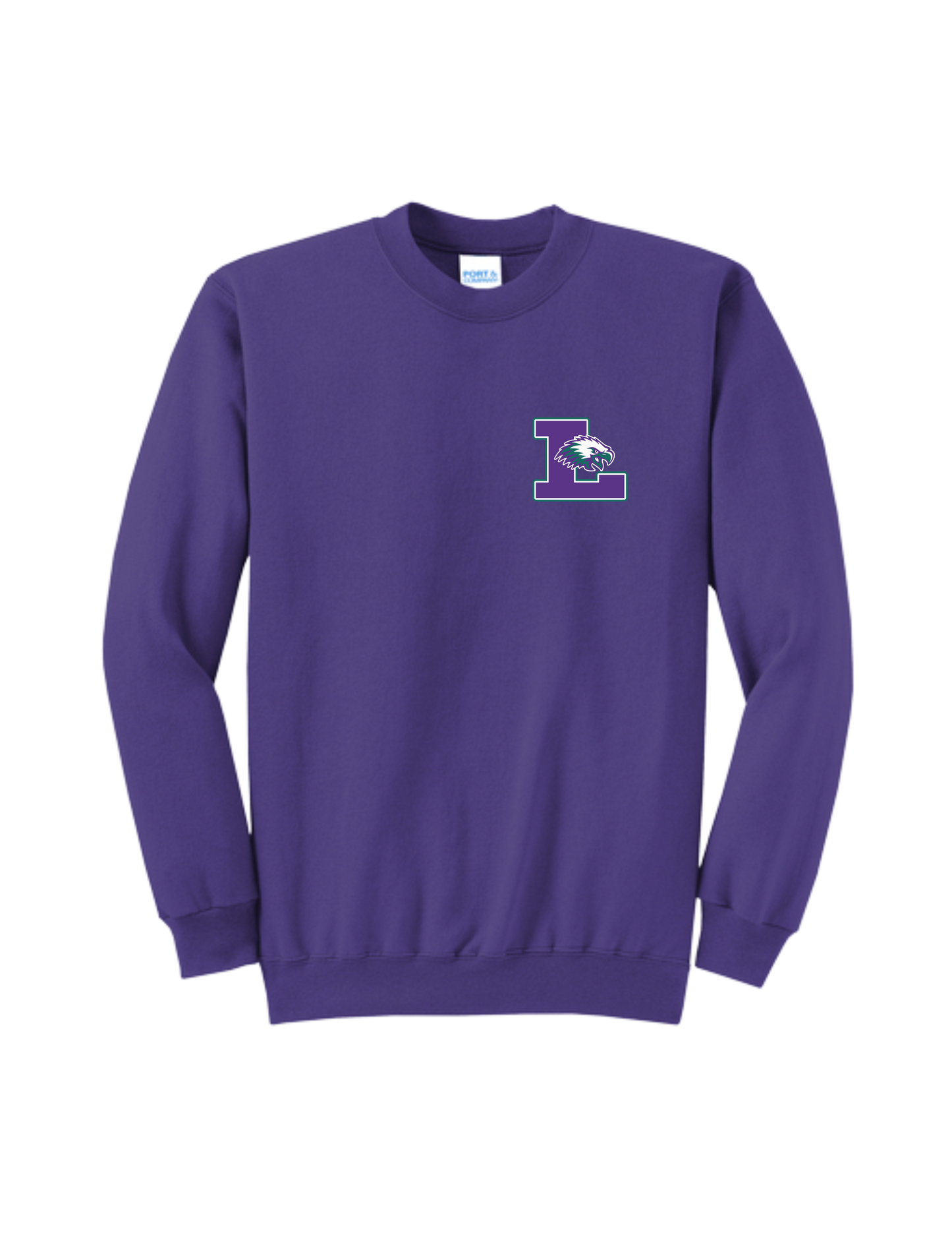 Liberty Ridge Elementary P&C Core Fleece Crewneck Sweatshirt - Eagle Left Chest