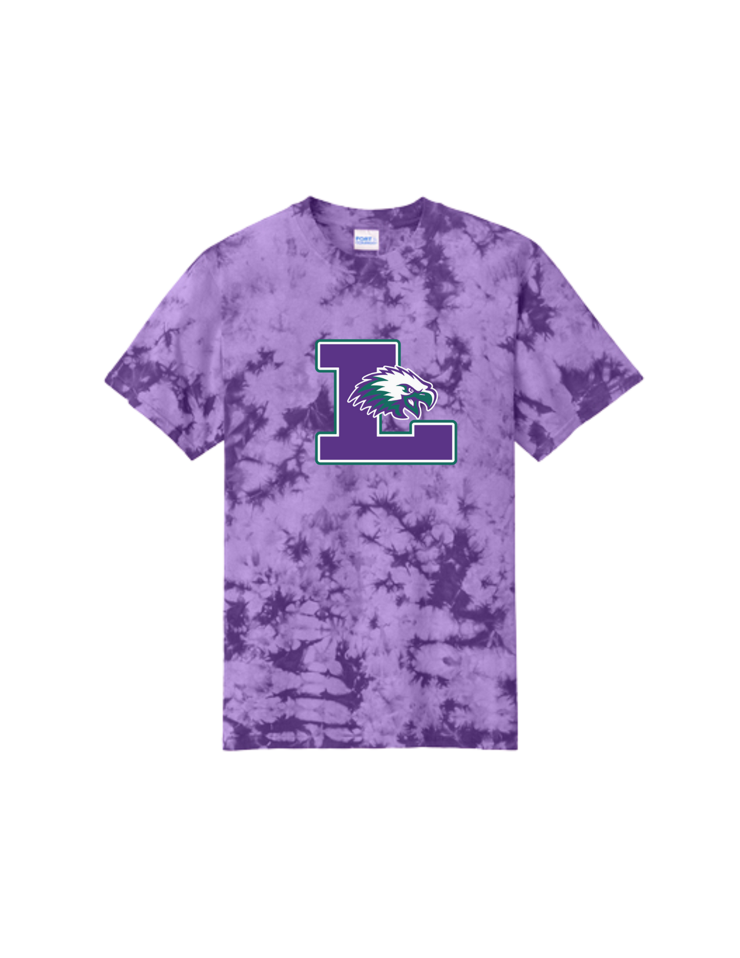 Liberty Ridge Elementary P&C Crystal Tie-Dye Tee Purple