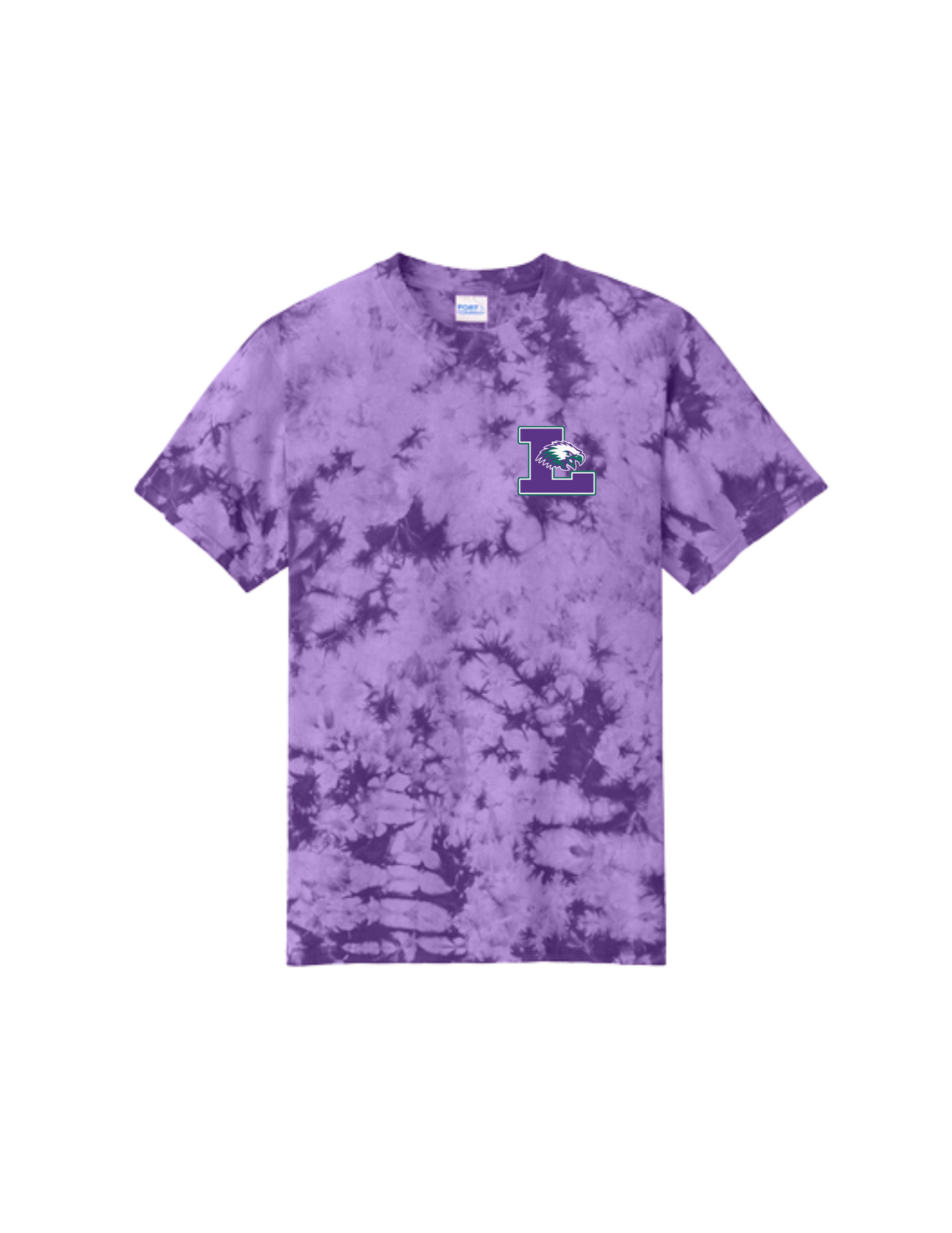 Liberty Ridge Elementary P&C Crystal Tie-Dye Tee Purple