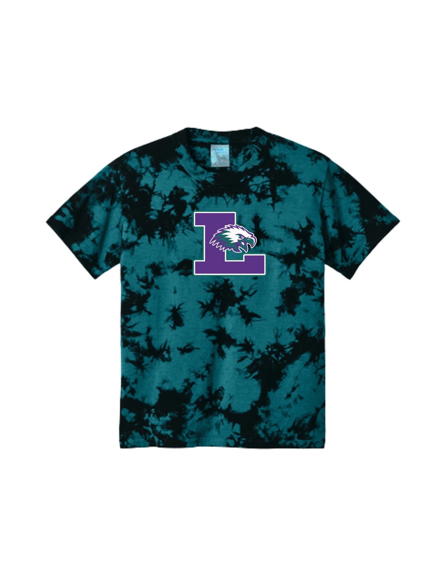 Liberty Ridge Elementary P&C Crystal Tie-Dye Tee (Black/Teal)