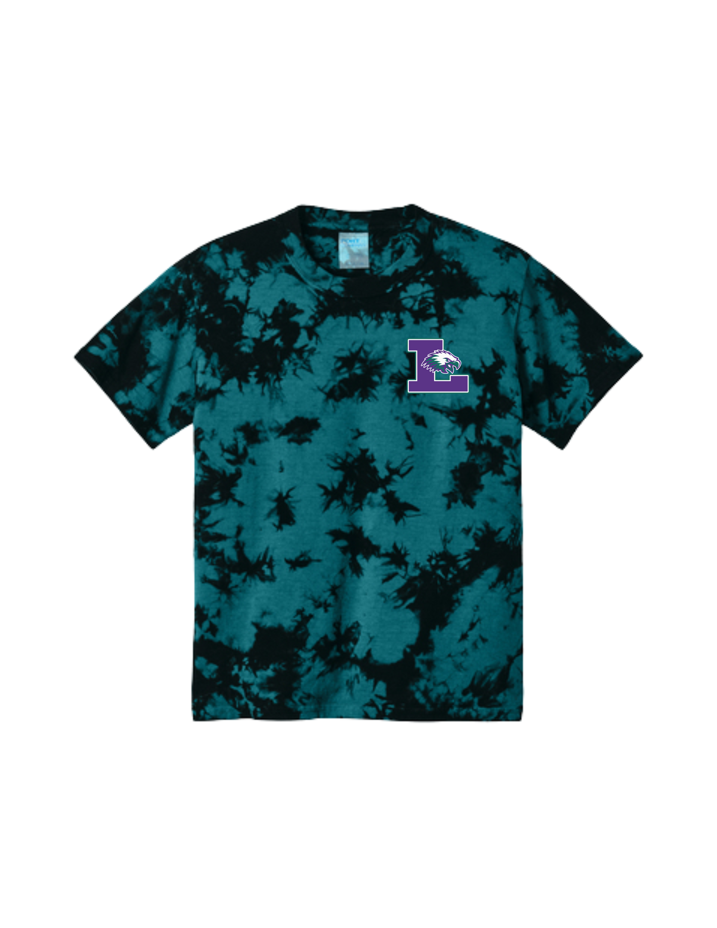 Liberty Ridge Elementary P&C Crystal Tie-Dye Tee (Black/Teal)