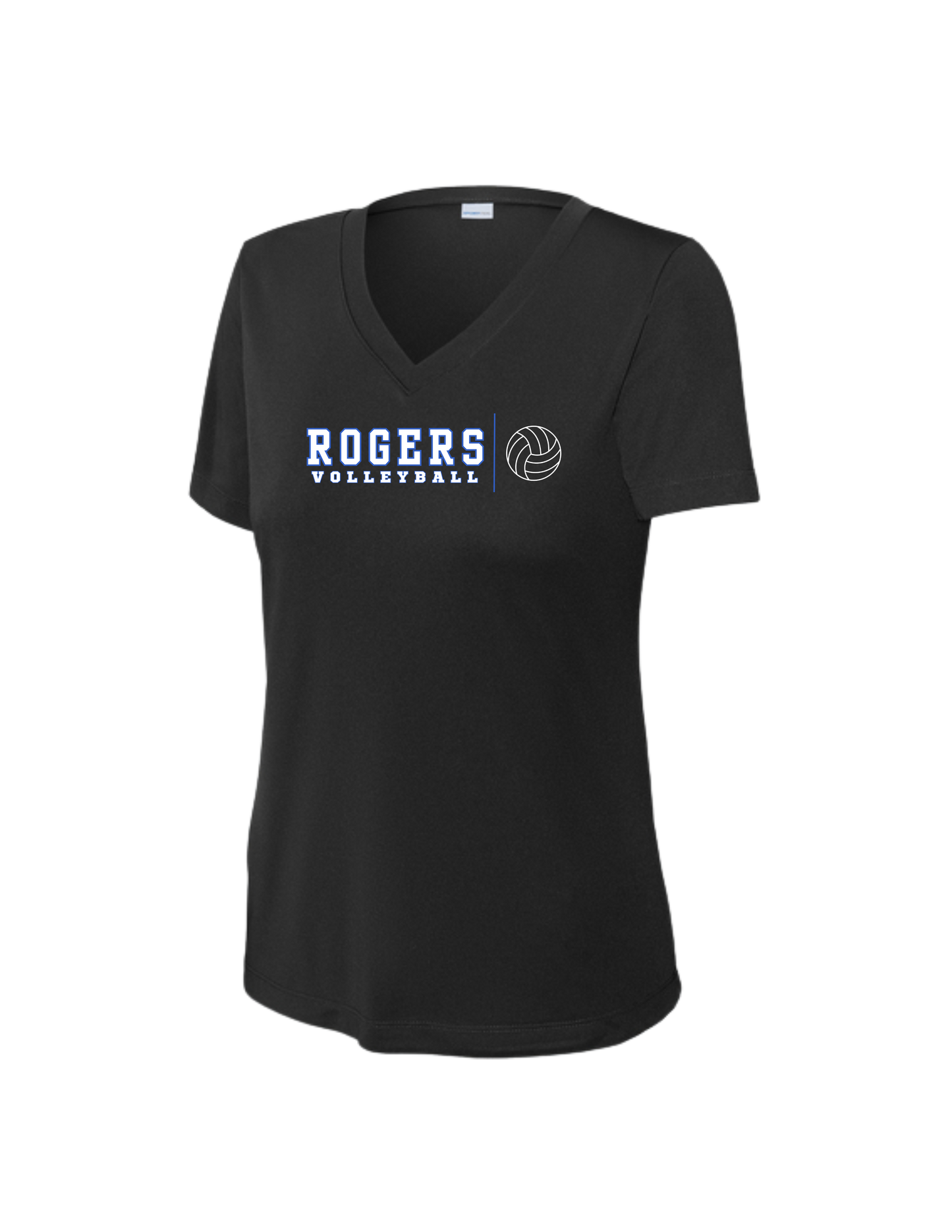 Rogers Volleyball ST Women's Competitor V-Neck Tee