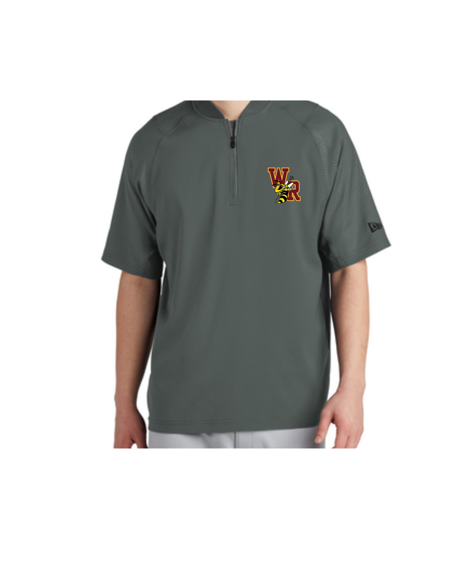 White River Lacrosse New Era Cage Short Sleeve 1/4 Zip