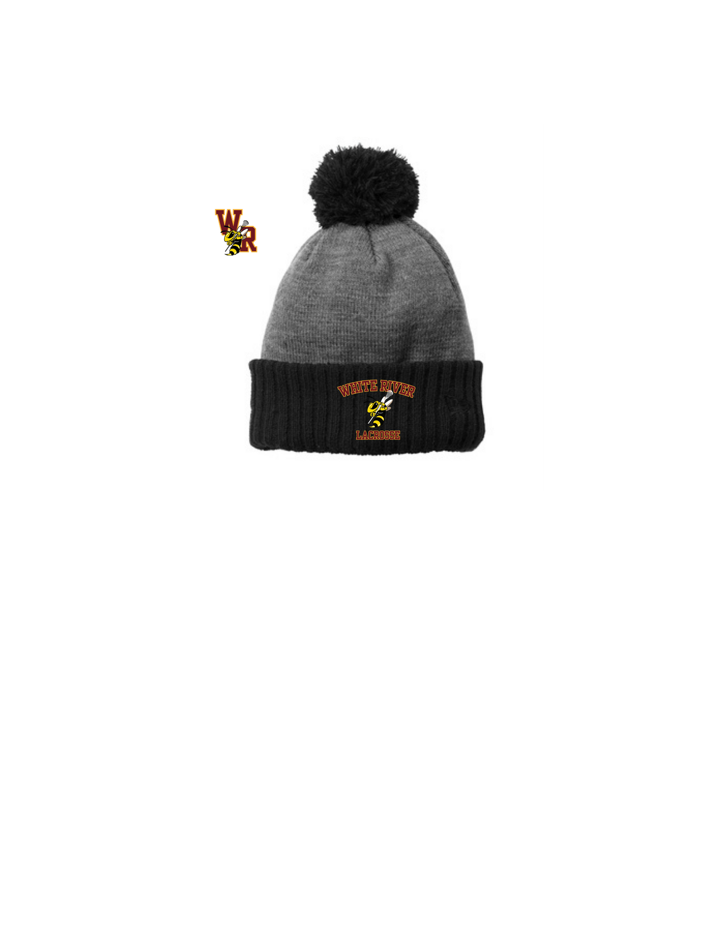 White River Lacrosse New Era Colorblock Cuffed Beanie