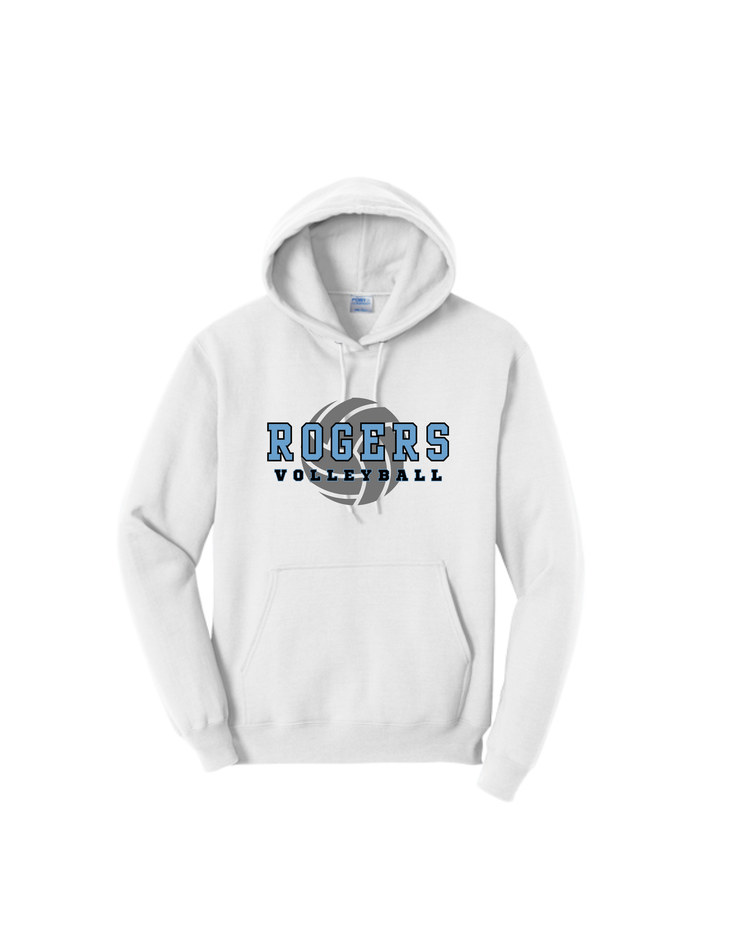 Rogers Volleyball P&C Core Hooded Sweatshirt Ball Logo