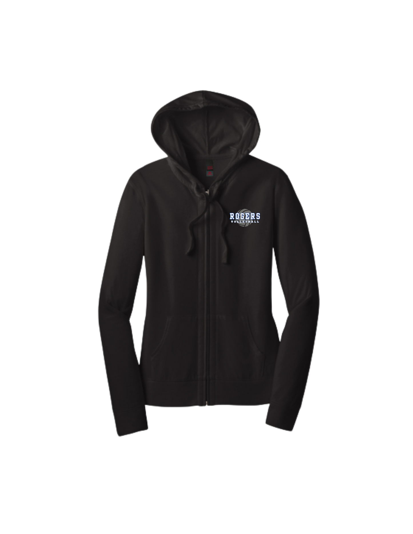Rogers Volleyball Women's District Full Zip Fitted Hoodie