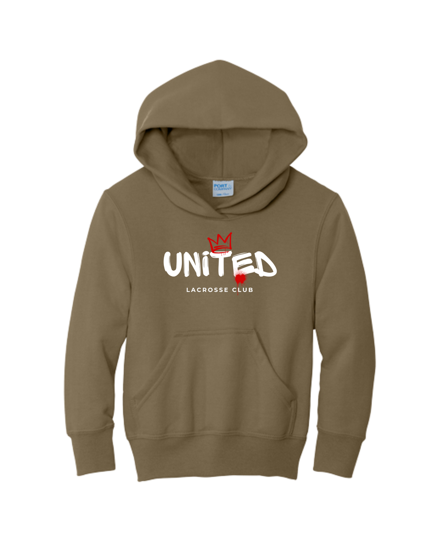 WUL Youth P&C Spray Logo Core Fleece Hooded Sweatshirt