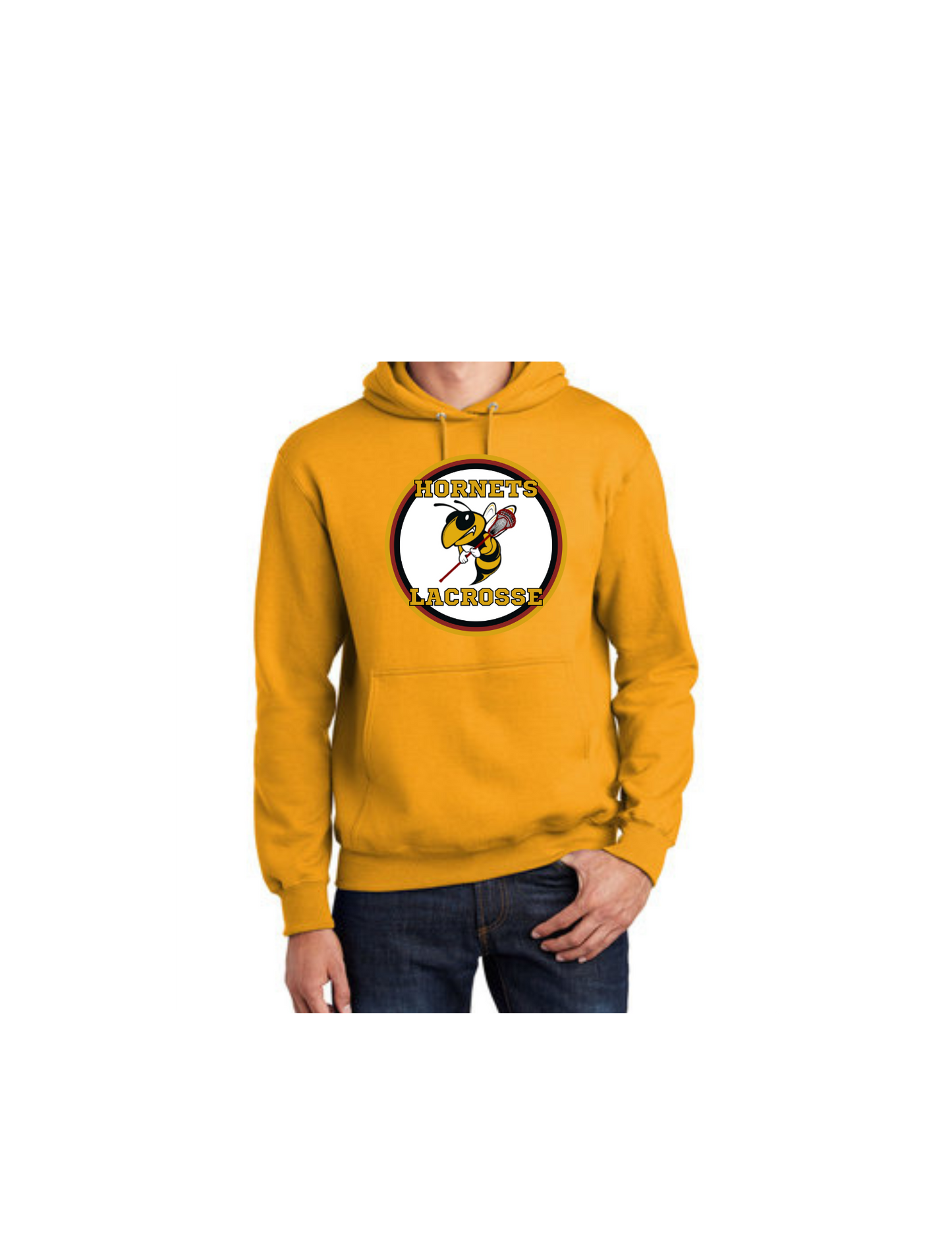 Hooded Sweatshirt Hornets Lacrosse Logo