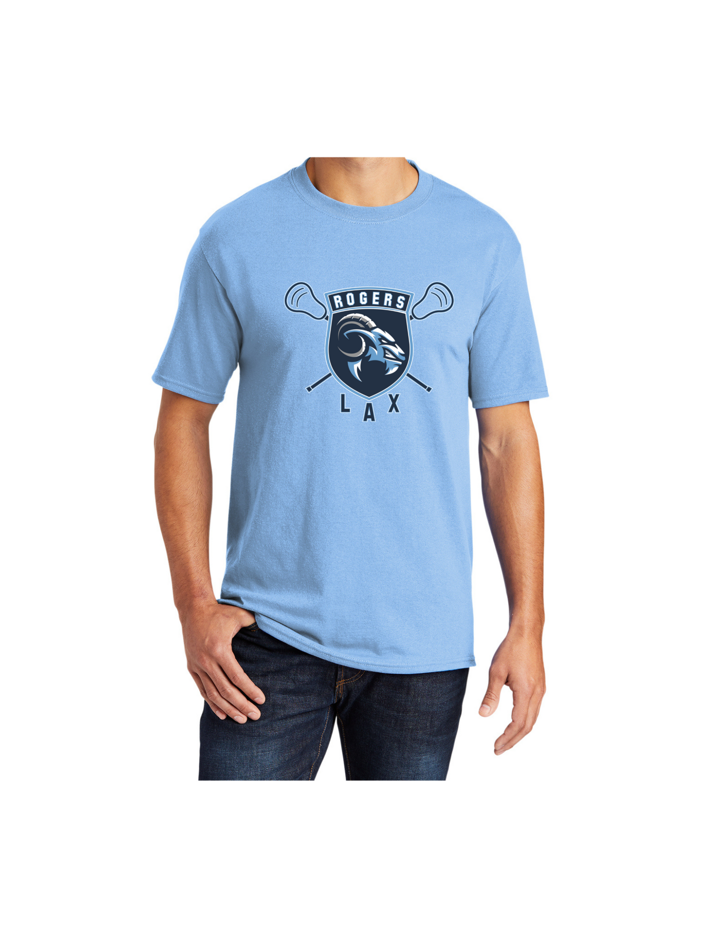 Rogers Lacrosse Shield Short Sleeve T-Shirt (click for additional options)
