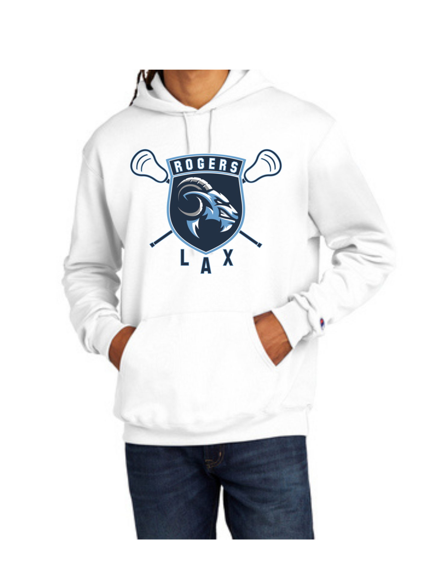 Rogers Lacrosse Shield Champion Hooded Sweatshirt (click for additional options)