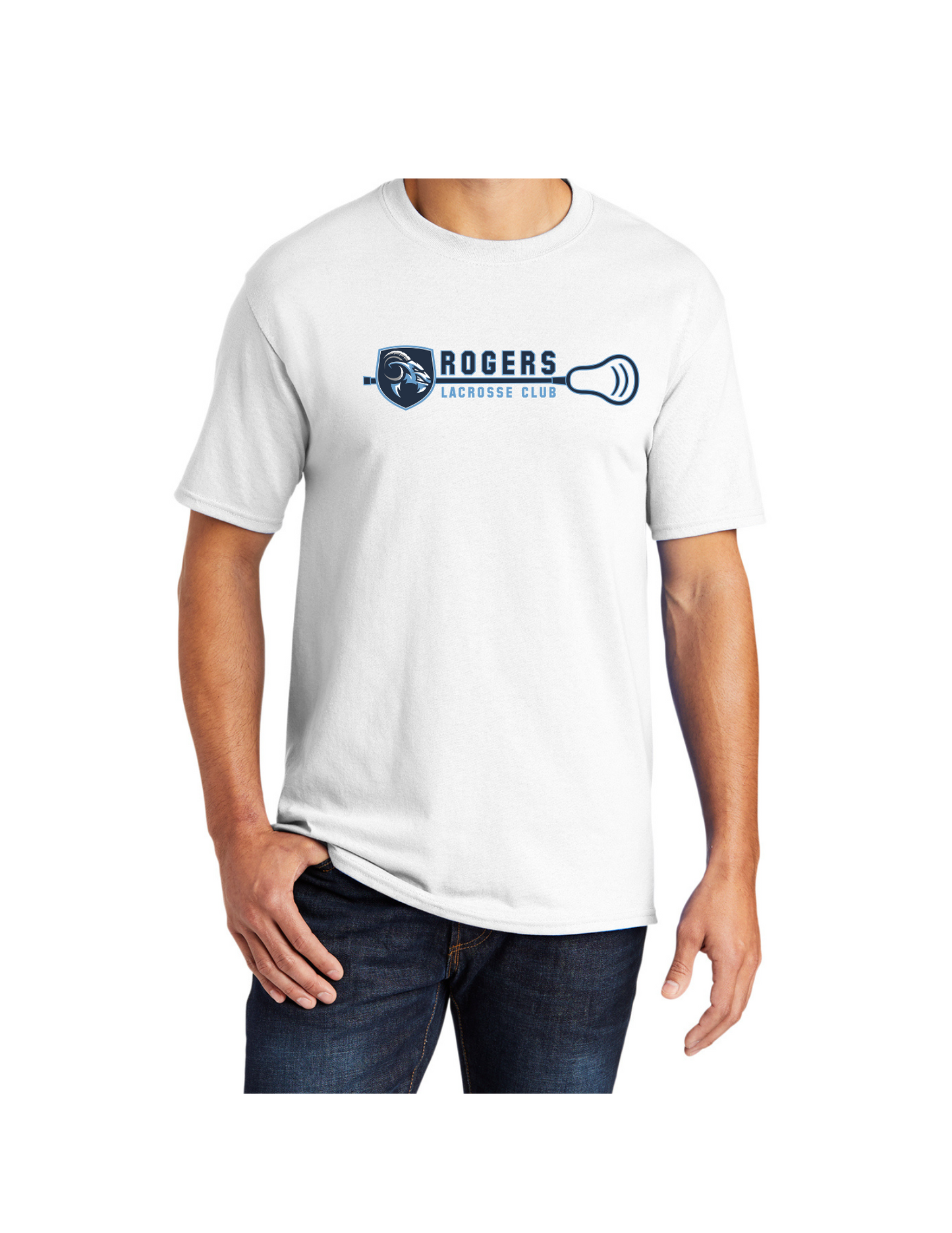 Rogers Lacrosse Banner Short Sleeve T-Shirt (click for additional options)