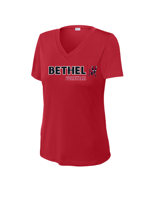 Bethel Volleyball ST Women's Competitor V-Neck Tee