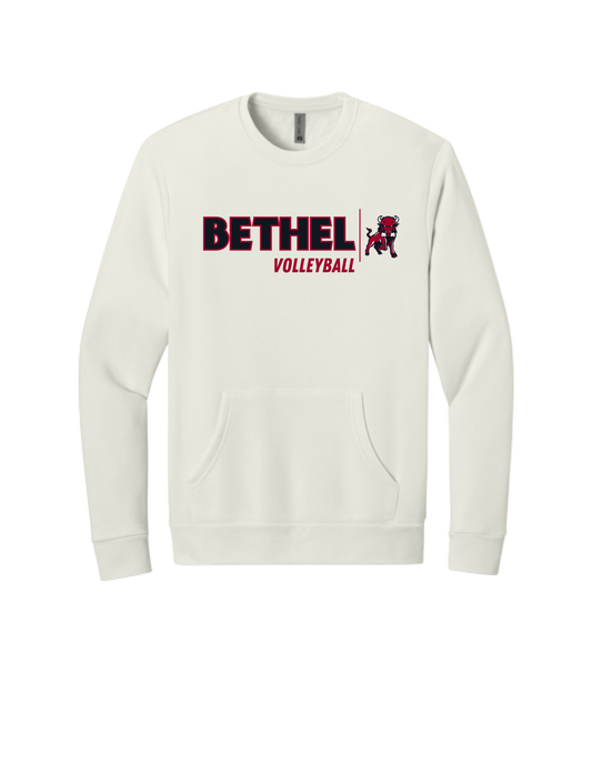 Bethel Volleyball Next Level Pocket Sweatshirt