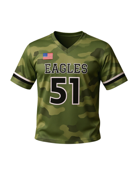 GK Football Camo Theme Fan Jersey