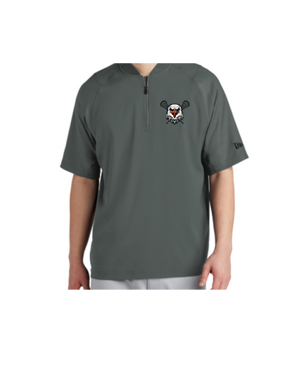 GK Lacrosse New Era Cage Short Sleeve 1/4 Zip Jacket (click for additional options)