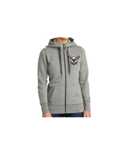 GK Lacrosse New Era Ladies French Terry Full Zip Hoodie (click for additional options)