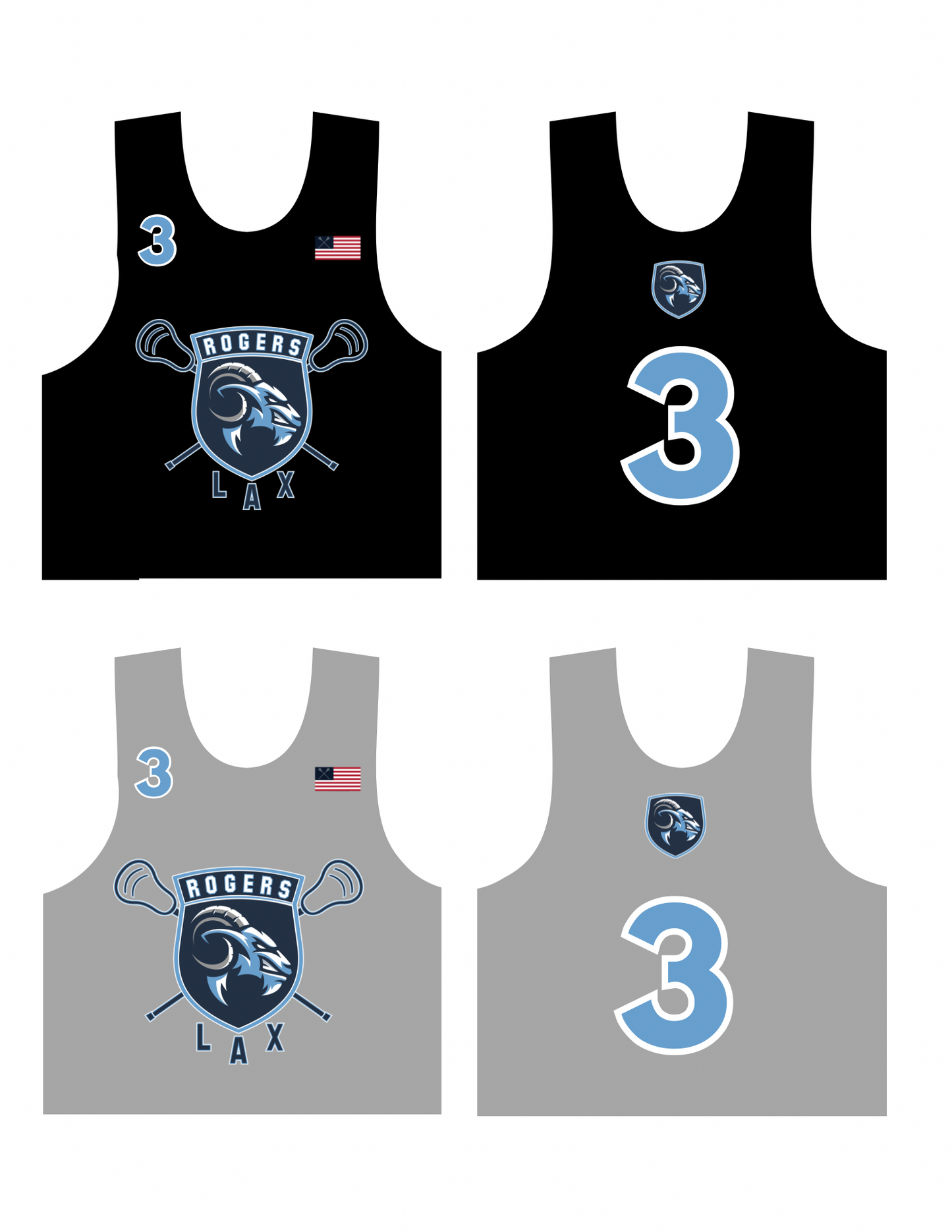 Rogers Lacrosse Jersey/Pinnie