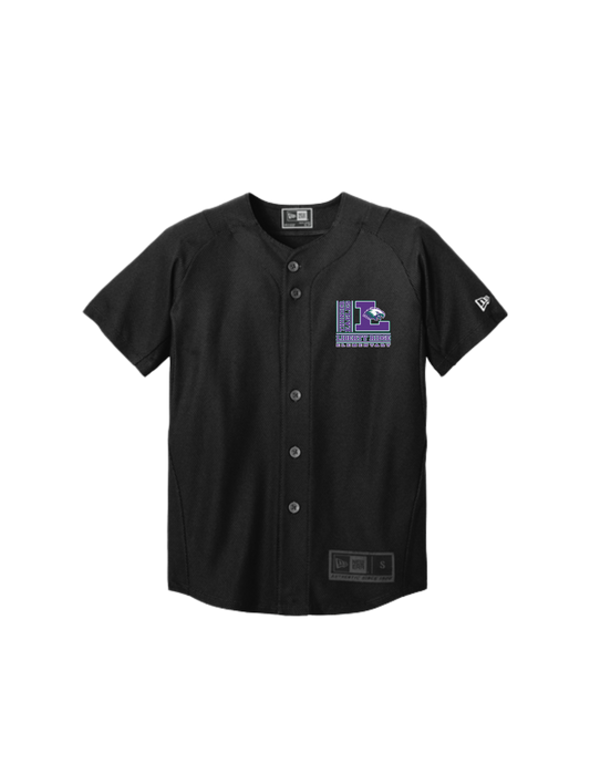 Liberty Ridge Elementary New Era Youth Diamond Full Button Jersey