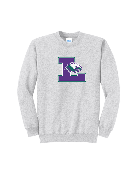 Liberty Ridge Elementary P&C Core Fleece Crewneck Sweatshirt - Eagle Logo