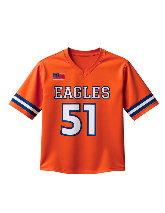 GK Football Orange Fan Jersey