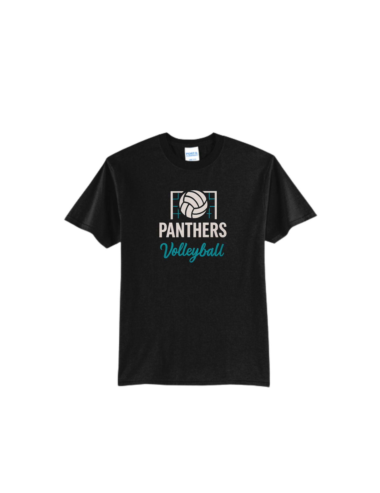BLHS Volleyball w/net Logo P&C Core Blend Tee