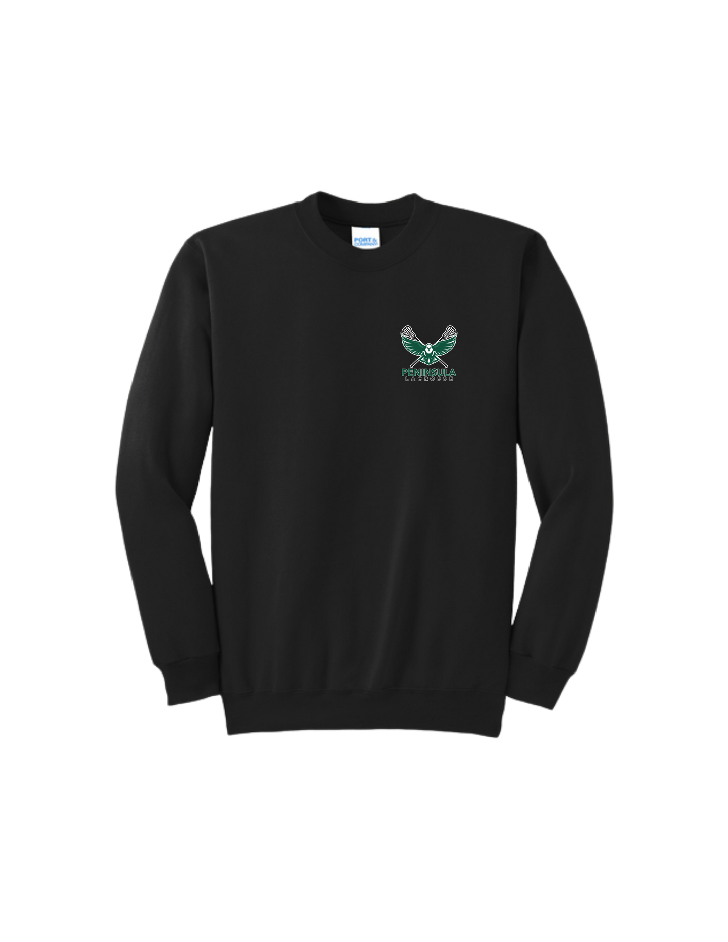 Peninsula Lacrosse P&C Core Fleece Crewneck Sweatshirt (Left Chest Logo)