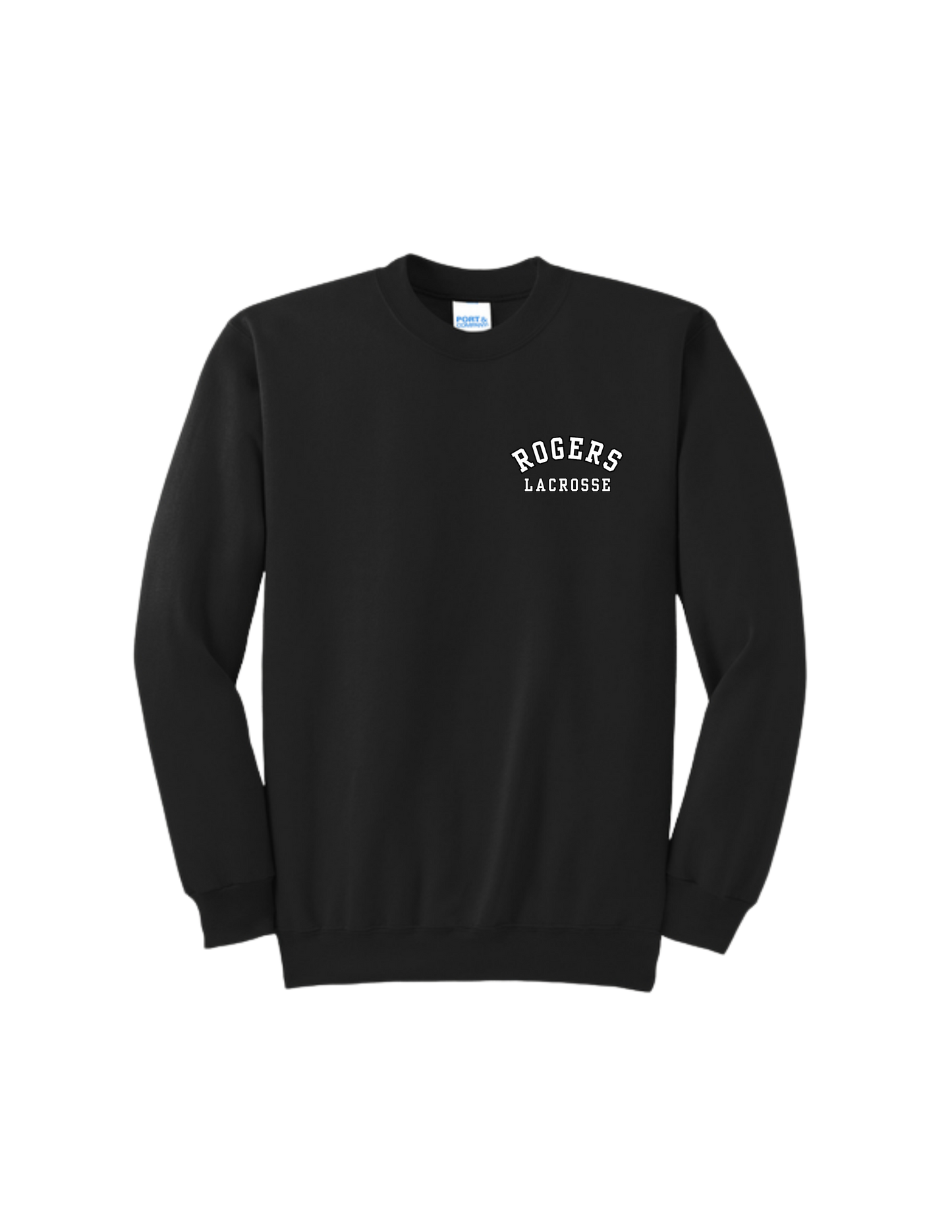 Rogers Lacrosse P&C Core Fleece Crewneck Sweatshirt (Left Chest Logo)