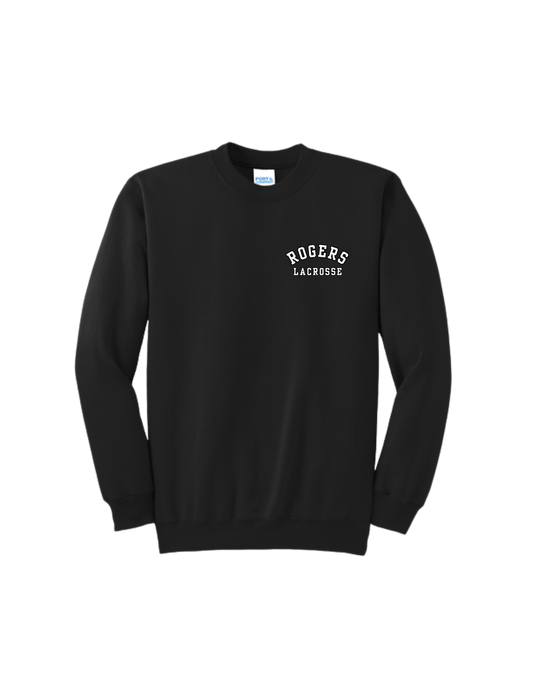 Rogers Lacrosse P&C Core Fleece Crewneck Sweatshirt (Left Chest Logo)