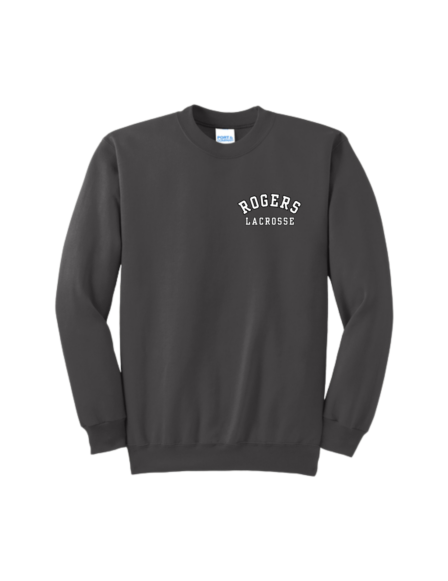 Rogers Lacrosse P&C Core Fleece Crewneck Sweatshirt (Left Chest Logo)