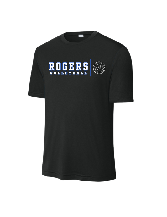 Rogers Volleyball Sport-Tek Dri-Fit Tee