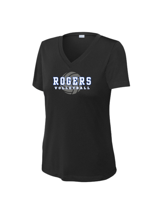 Rogers Volleyball ST Women's Competitor V-Neck Tee
