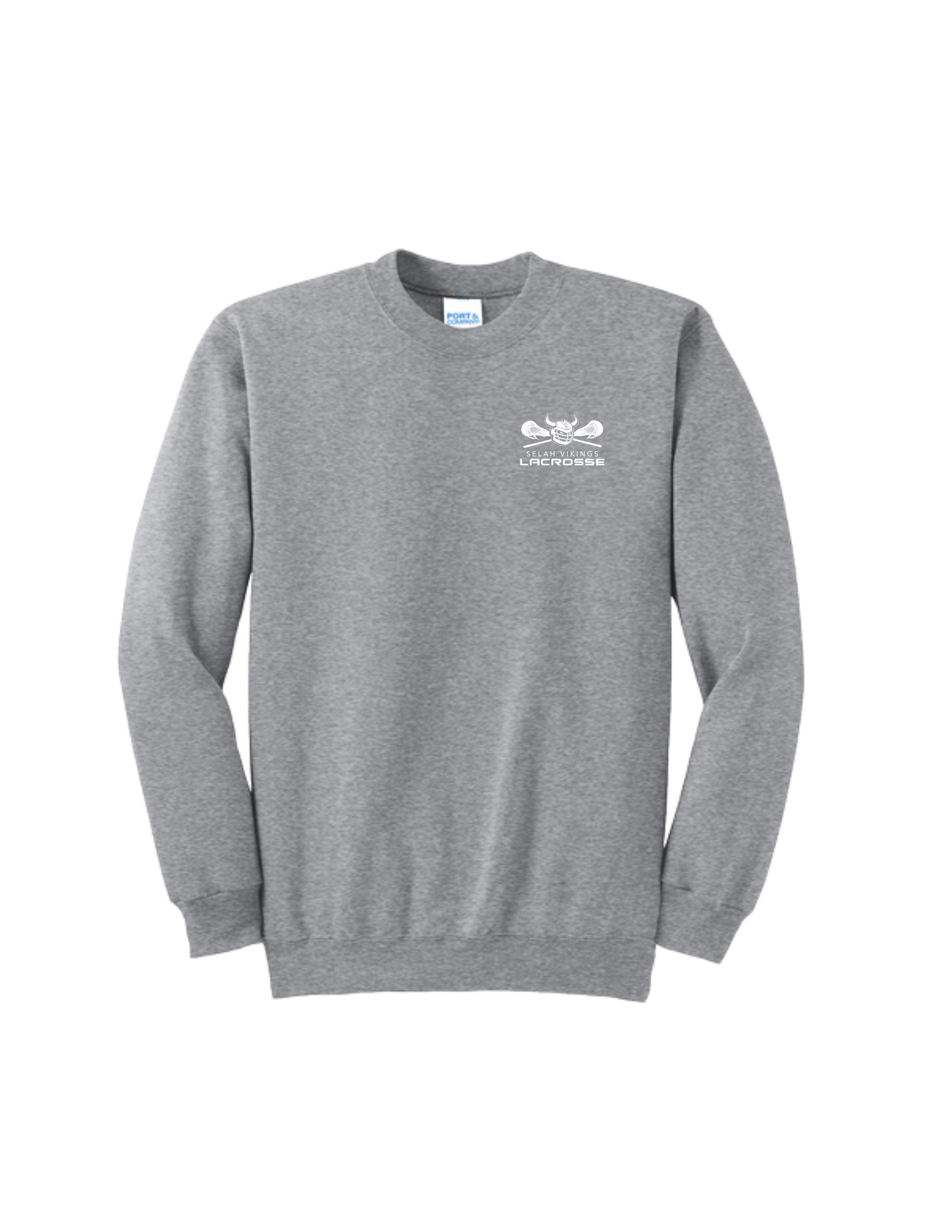 Selah Lacrosse P&C Core Fleece Crewneck Sweatshirt (Left Chest Logo)