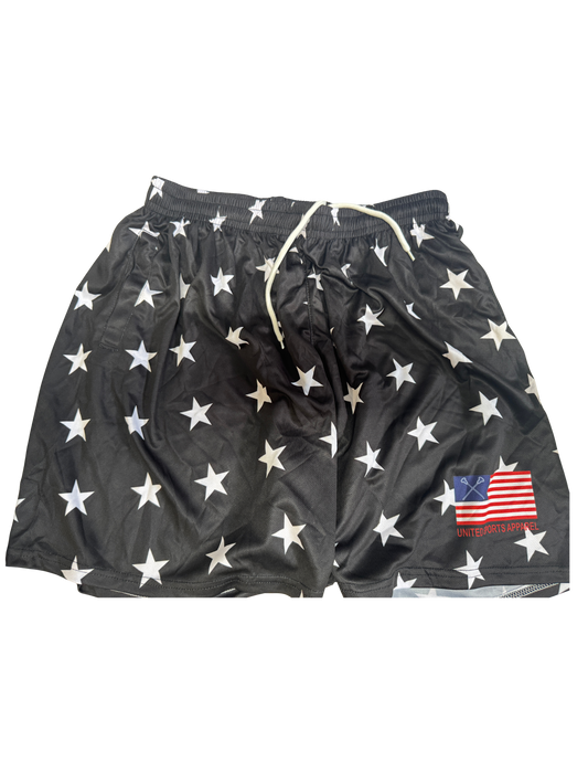 White Star Athletic Shorts